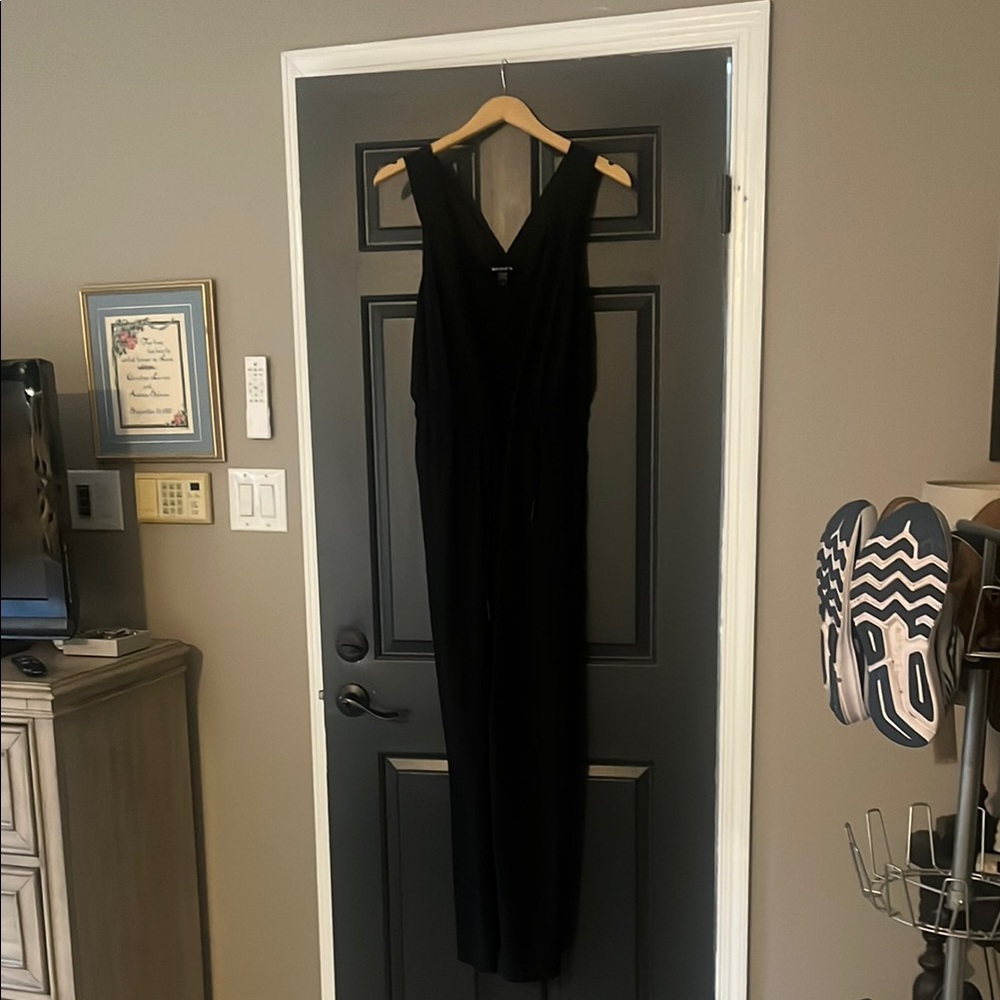 Athleta Black Sleeveless Jumpsuit